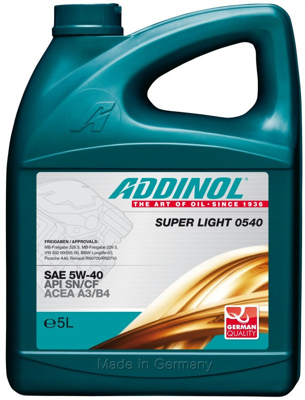 Моторное масло Addinol Super Light 0540 5W40 в Краснодаре