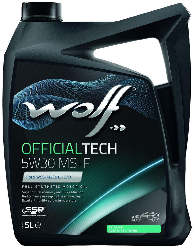 Моторное масло Wolf OfficialTech 5W30 MS-F в Краснодаре