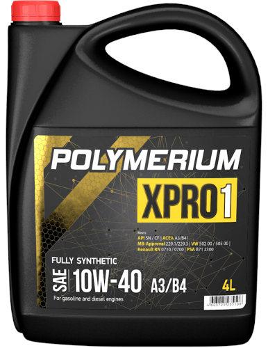 Моторное масло Polymerium XPRO1 10W40 SN в Краснодаре
