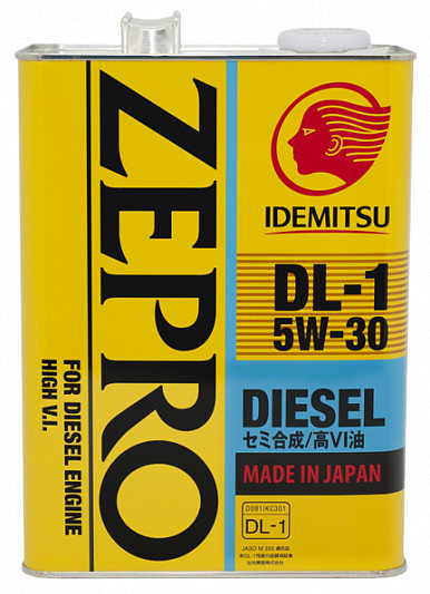 Моторное масло Idemitsu Zepro Diesel DL-1 5W30 в Краснодаре